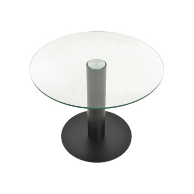 Tango Thick Post Round Glass Table