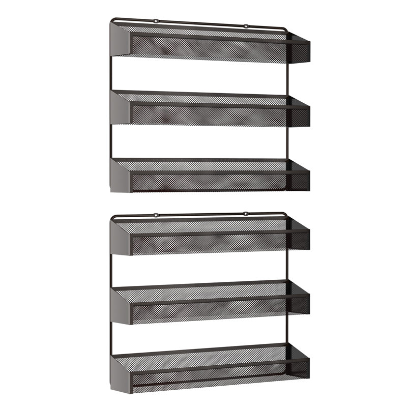 Wall Spice Rack, Bronze