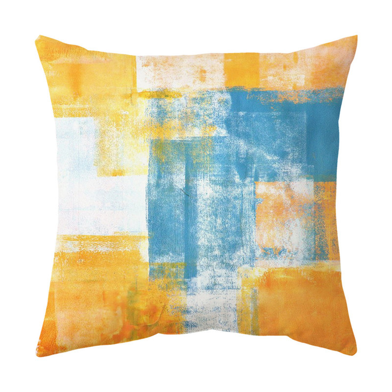 Haubrich Abstract Square Cushion Cover