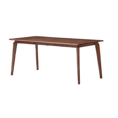 Long Rectangular Dining Table Solid Wood North American Black Walnut Mid Century Modern Style