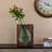 10-Inch Wood And Glass Inlay Vase - Merging The Natural Warmth And Texture Of Wood With The Elegance And Color Of Glass, Perfect For Enhancing Home Decor, Office Desk, Kitchen Table Or Living Room-102452919