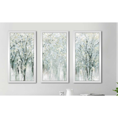 «Winter Mist», reproduction de peinture à l'huile à multiples images