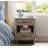 Scarlett 2-Drawer Solid and Manufactured Wood Nightstand with Solid Wood Legs -1282165783-1341810589