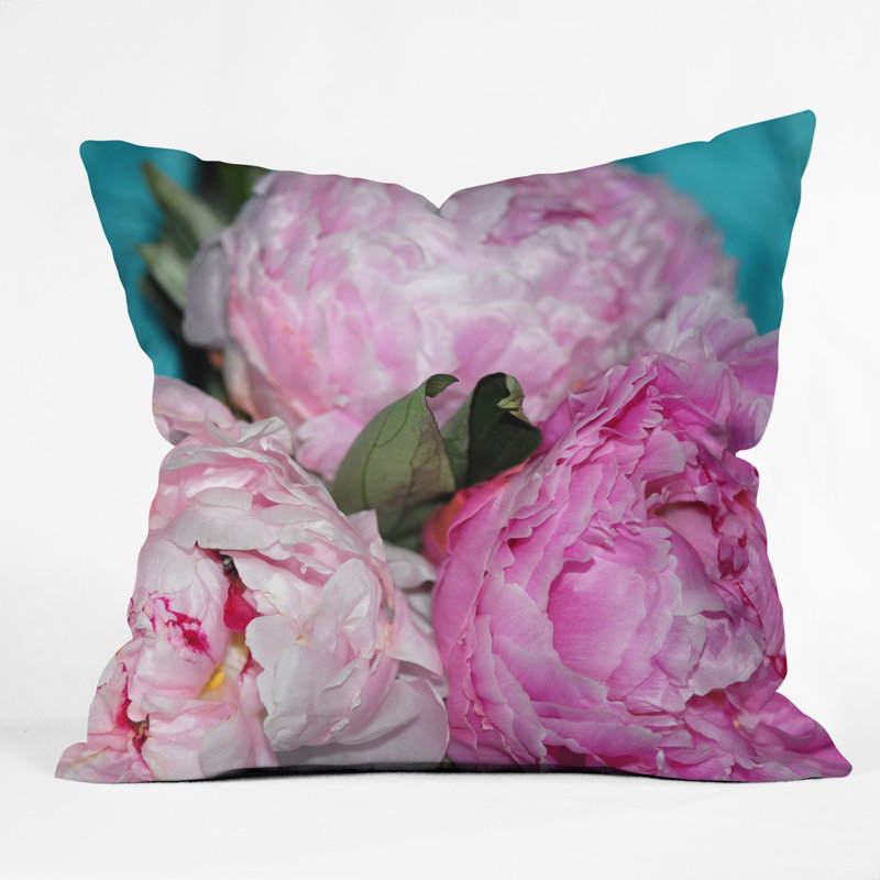 Coussin intérieur/extérieur pétales lisa argyropoulos pivoine