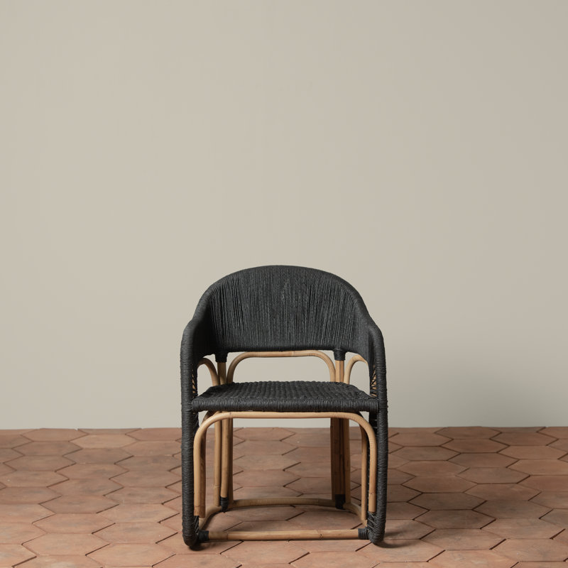 Glen Ellen Arm Chair, Black