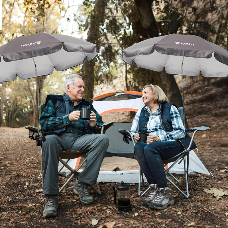 Parasol avec pince universelle et réglable, Marine