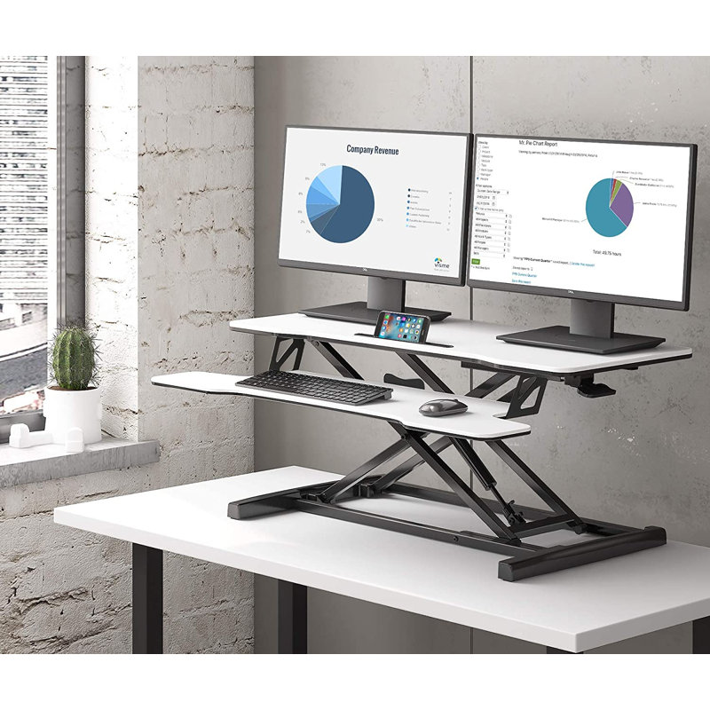Convertisseur de bureau debout, Blanc