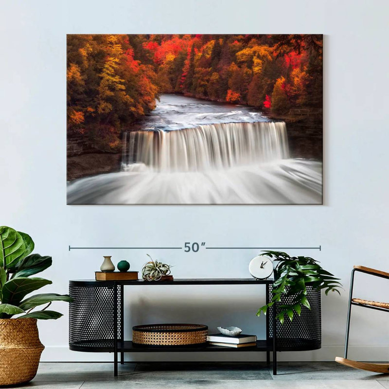 Alvord Tahquamenon Falls en automne, H 34 po x l 51 po