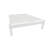 White Solid Wood Full Bed Frame