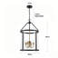 4 - Light Dimmable Lantern Drum Chandelier-164076764-164076763