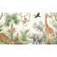 Papier peint Jungle, animaux de safari, aquarelle, illustration murale amovible-271970517-271970516