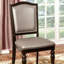 Chaise rembourrée en similicuir Anlin