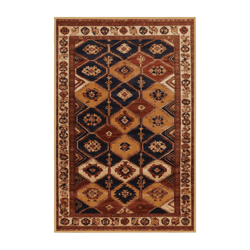 Tapis brun lavable à la machine, Rectangle 6 pi x 9 pi