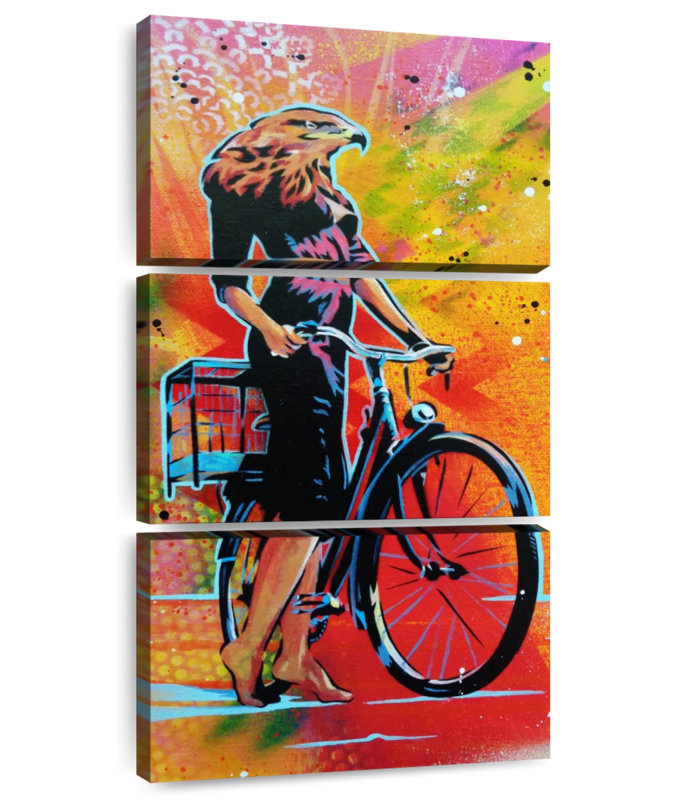 Cycle Roaring, H 27 po x l 12 po