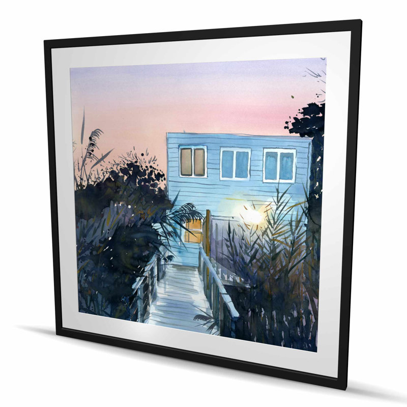 Maison de plage - chambre à coucher botanique
