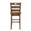Counter Height 5pc Dining , Walnut Finish Table And 4 Chairs, Transitional Design For Home Dining, Made Of Wood Engineered 5pc, Design, Suitable Veneer