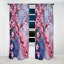 Rideau occultant rose et bleu Cherry Blossoms-1489970073