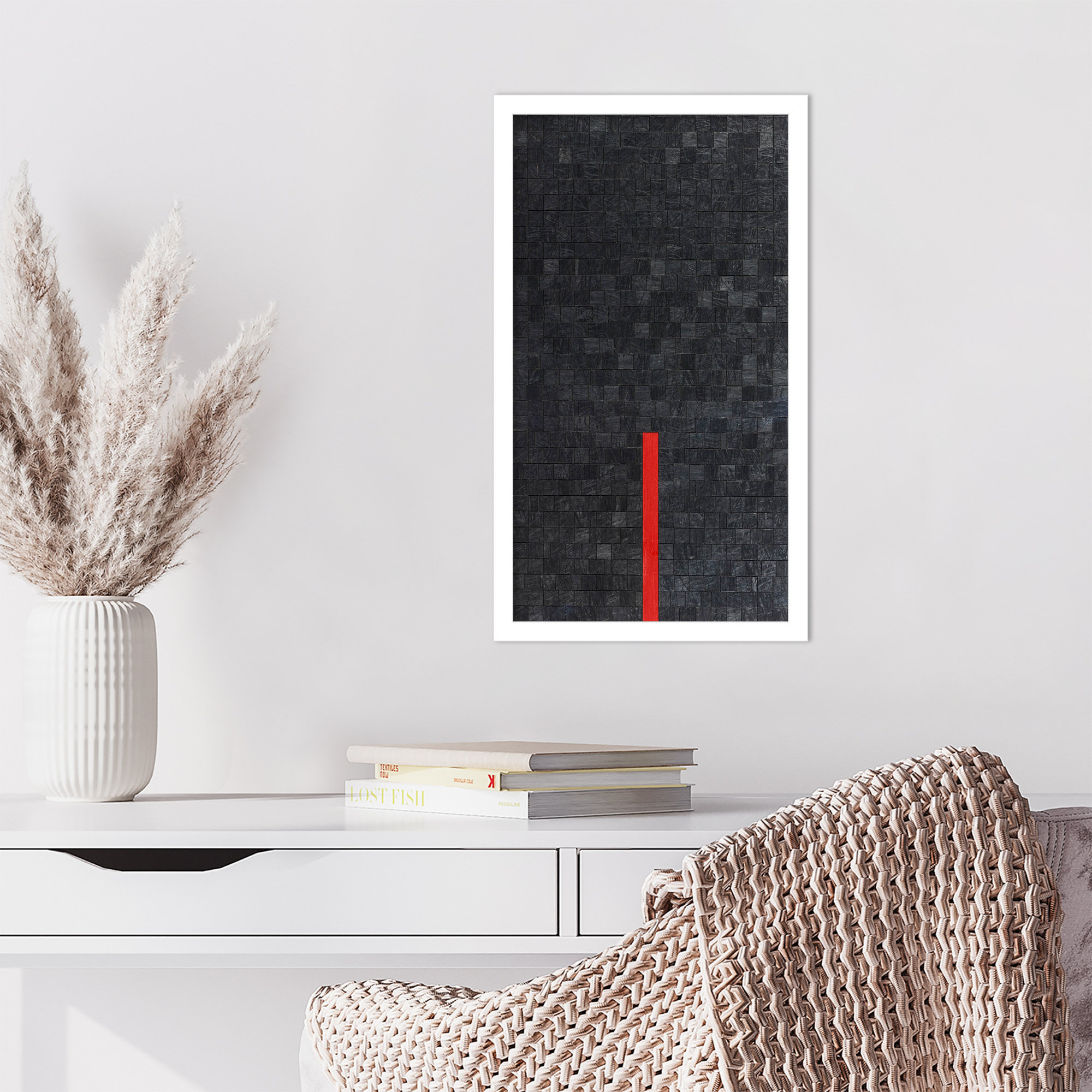 Close by Alex Dunn, 21" H x 12" W, White