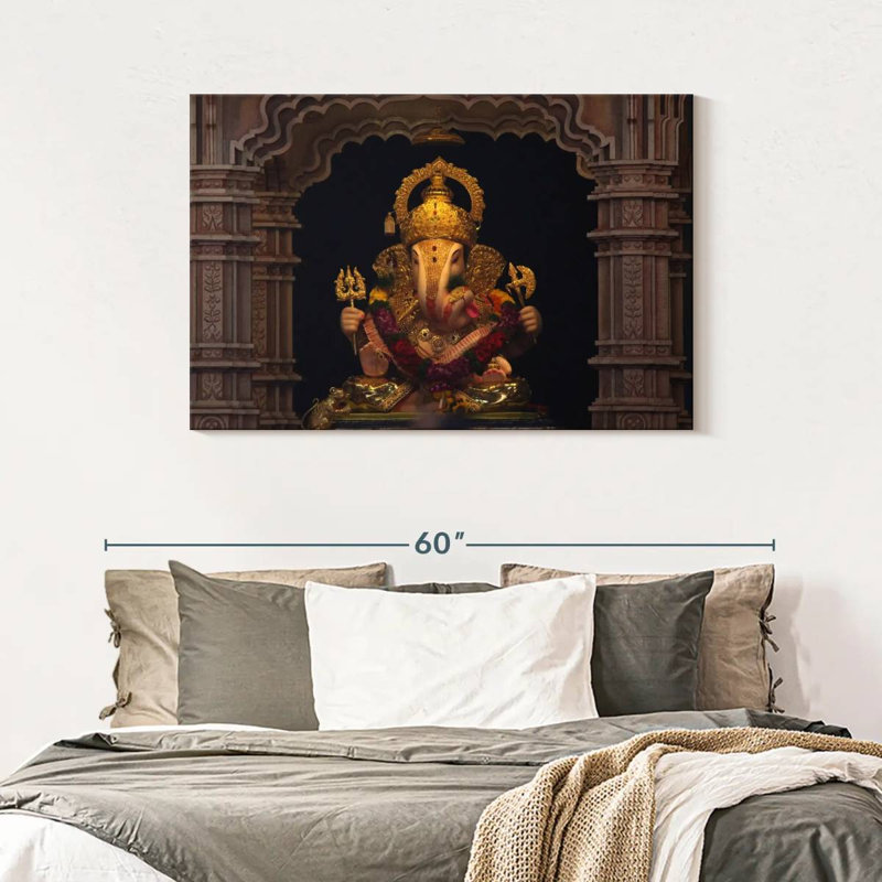 Ganesh Statue, 30" H x 45" W