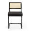 Chaise d'appoint en tissu à dossier bas-93022004