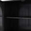 Armoire murale en verre 47,25 po à quatre portes, murale, convenant à la cuisine, au salon et à la salle de bain (noir)-730356180