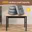  Banc de travail réglable robuste 48 po Vuyo, table de travail multi-usages en bois franc avec structure en métal et patins, capacité de charge de 2 000 lb