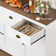 53.54'' Wide Modern Sideboard Buffet with 3 Drawers, Cabinet and Adjustable Shelves