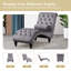 Chaise longue capitonnée en velours-290435530