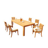 Canberra Outdoor - Piece Teak Dining Set