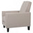Recliner Push Back Chair For Elegant Home Décor Beige-1165183695