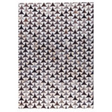 Arete Geometric Handmade Gray/White Area Rug
