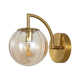 Finlay 2 Light Glass Iron Dimmable Armed Sconce