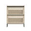 Cannelé, armoire à chaussures à 2 tiroirs, étagère à chaussures à plusieurs couches, minimaliste moderne, armoire de rangement, pour vestibule