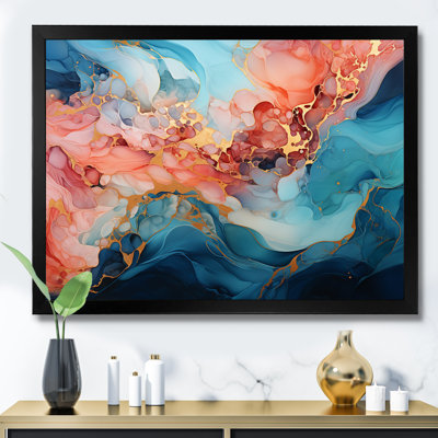 Impression sur toile abstraite «Alco