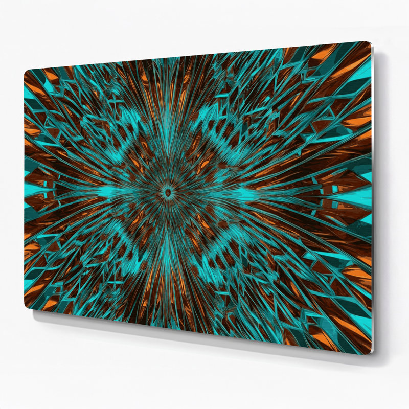 Art mural noir Op Op 85, H 132 po x l 168 po x P 0,05 po