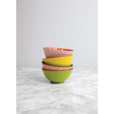 4 Piece Brights Cereal Bowl Set