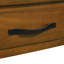 Petite table d'appoint de coin triangulaire en bois-129231128