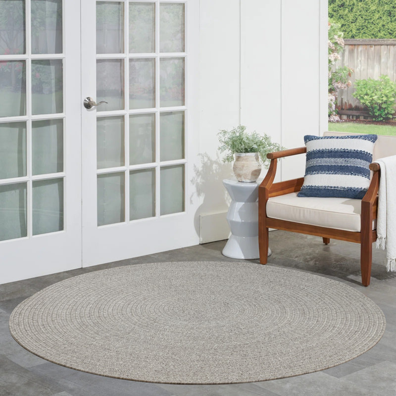Neufeld Indoor / Outdoor Rug, Round 4'