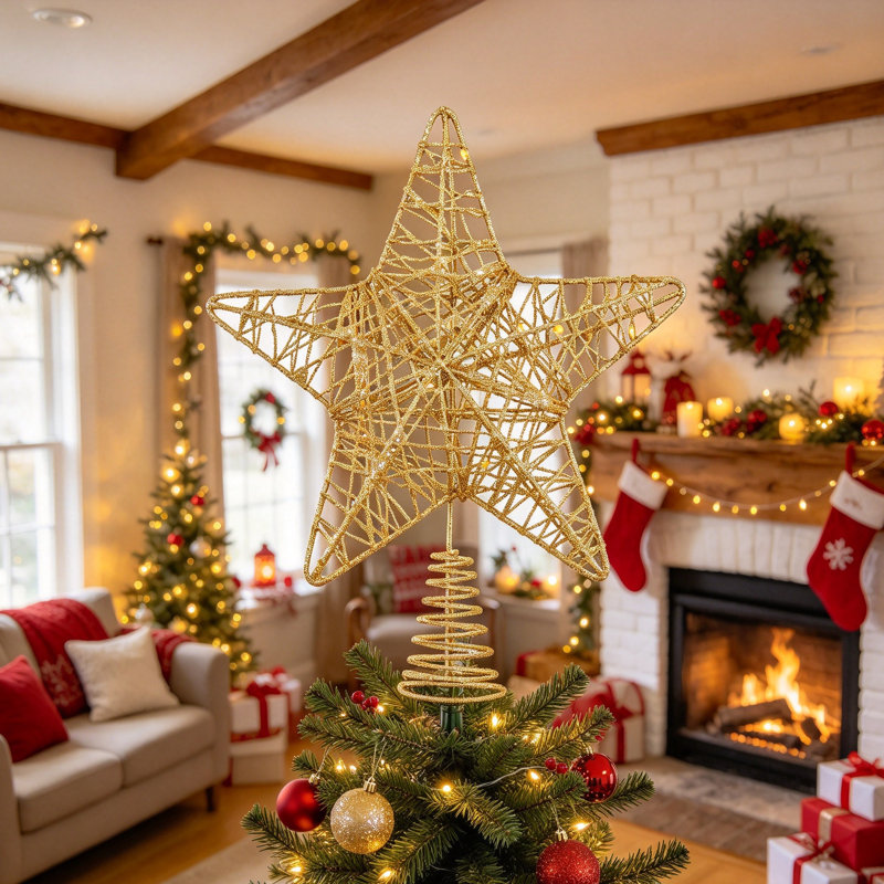 23.8 cm Iron Shatterproof Tree Topper