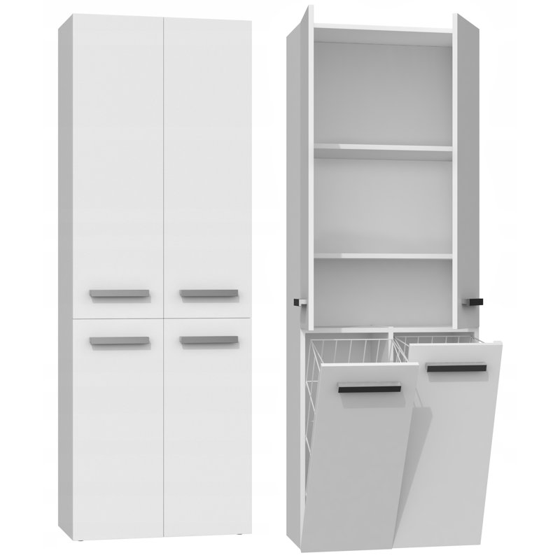 Cambree Linen Cabinet, White