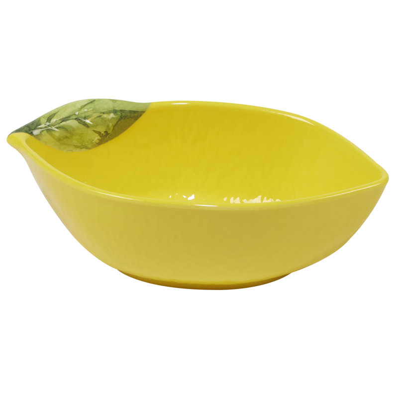 Certified International 3D Lemon 5Pc Serving Bowl Set