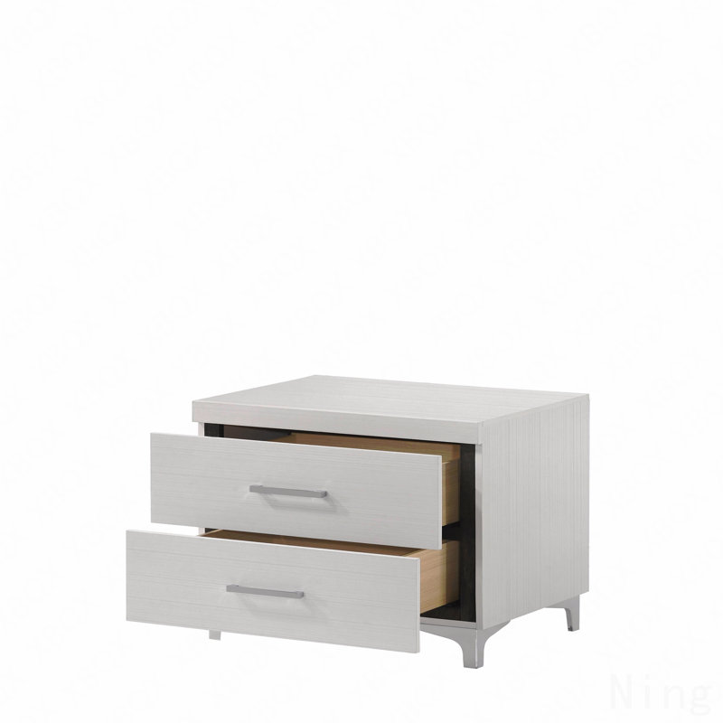 Table de chevet blanche