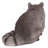 Raccoon Sitting Statue