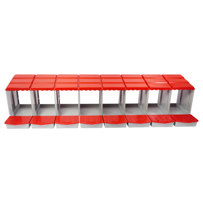 8-Compartment Chicken Laying Boxes With Egg Collection