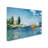 'Red Boats at Argenteuil' by Claude Monet Print on Wrapped Canvas-879545694