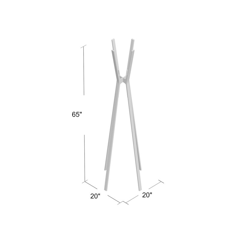 Splash Coat Rack, White