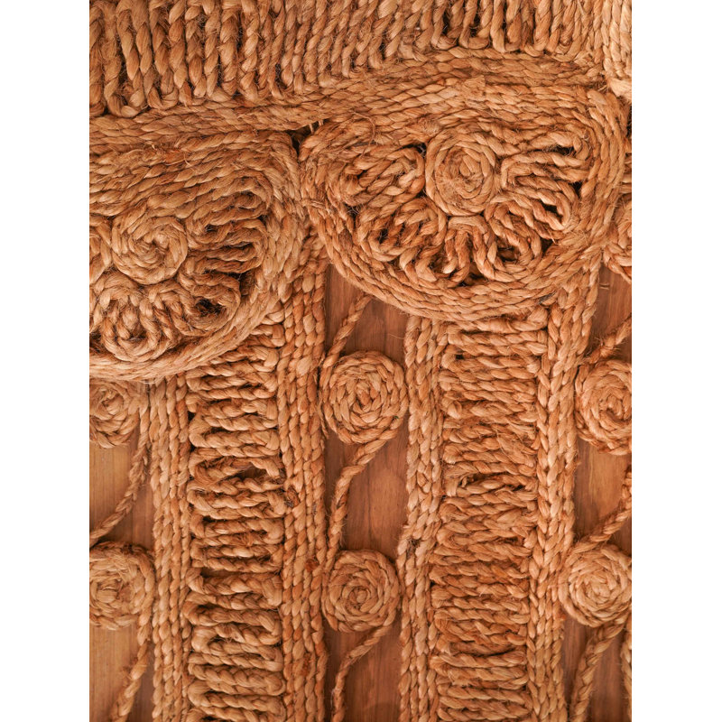 Rackers Hand Woven Jute Eco-Friendly Solid Area Rugs - Rectangle, Beige Color, Oriental Design, Low Pile, Natural Fiber, Outdoor Indoor Handmade Area Rugs for Living Room, Bed Room