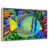 Floating Frame Natural Wood