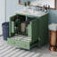 Meuble-lavabo vert 30 po avec lavabo simple