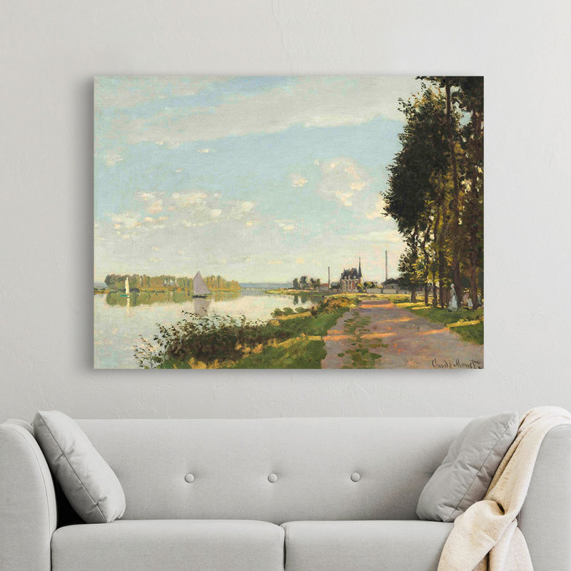 Argenteuil by Claude Monet - Wrapped Canvas Art Prints, 70cm H x 100cm W x 4cm D